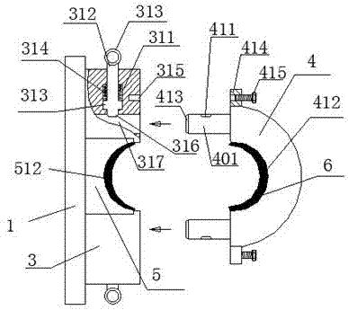 Shaping device for using trees