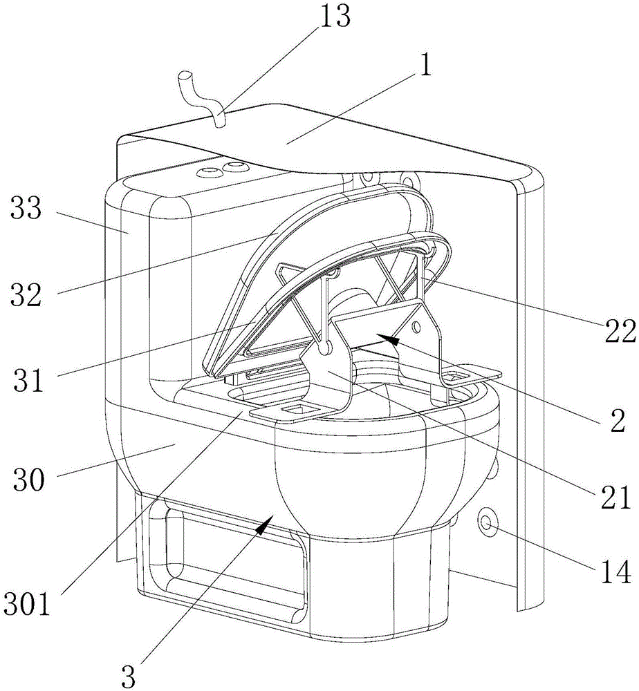 Closestool cleaning device