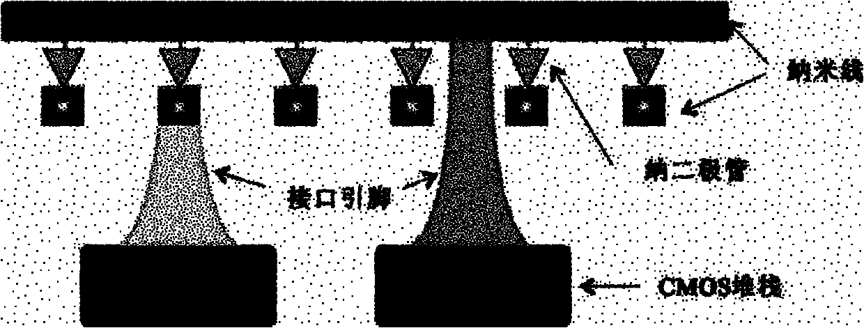 I/O (input/output)pin allotting method for nano CMOS (Complementary Metal-Oxide-Semiconductor Transistor) circuit structure