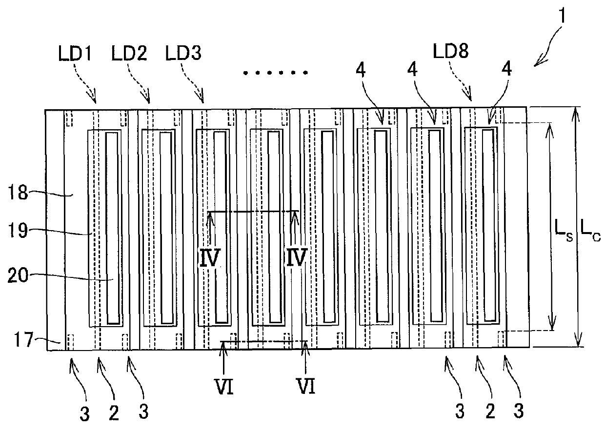 Multi-beam semiconductor laser device