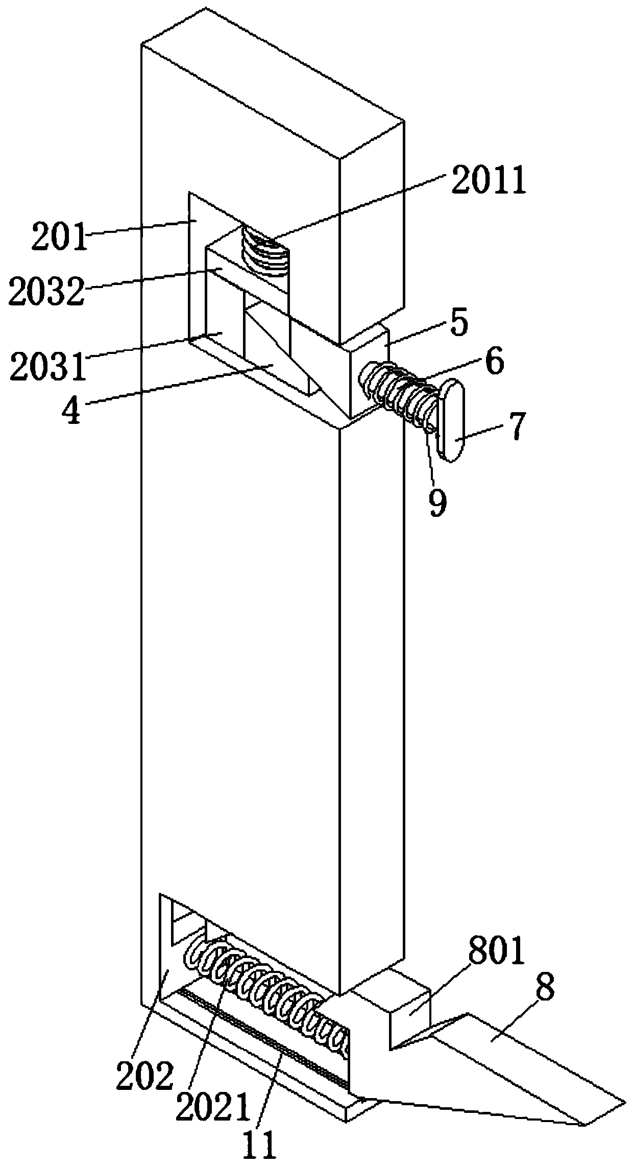 Clamping mechanism used for industrial robot