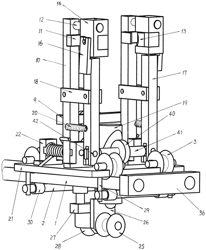 Blowing-free demolding machine for colloidal gloves