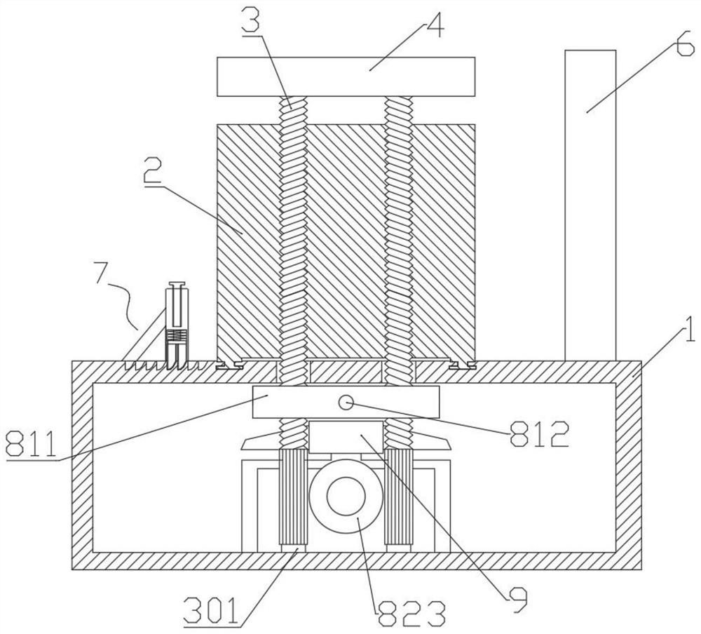 A suspension structure of a power motor for a new energy vehicle