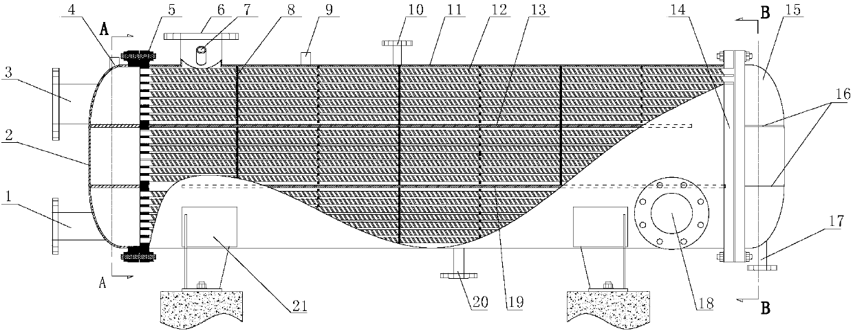 High-speed S module multi-return-stroke heat exchanger