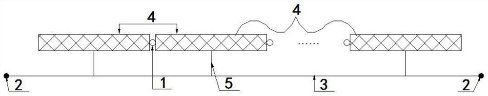 Core wall dam settlement monitoring method based on array displacement meters