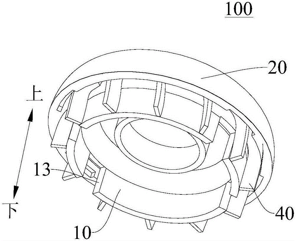 Multi-stage flow guide device