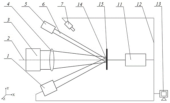 Path planning device of laser shot blasting strengthened hook surface and path planning method for device