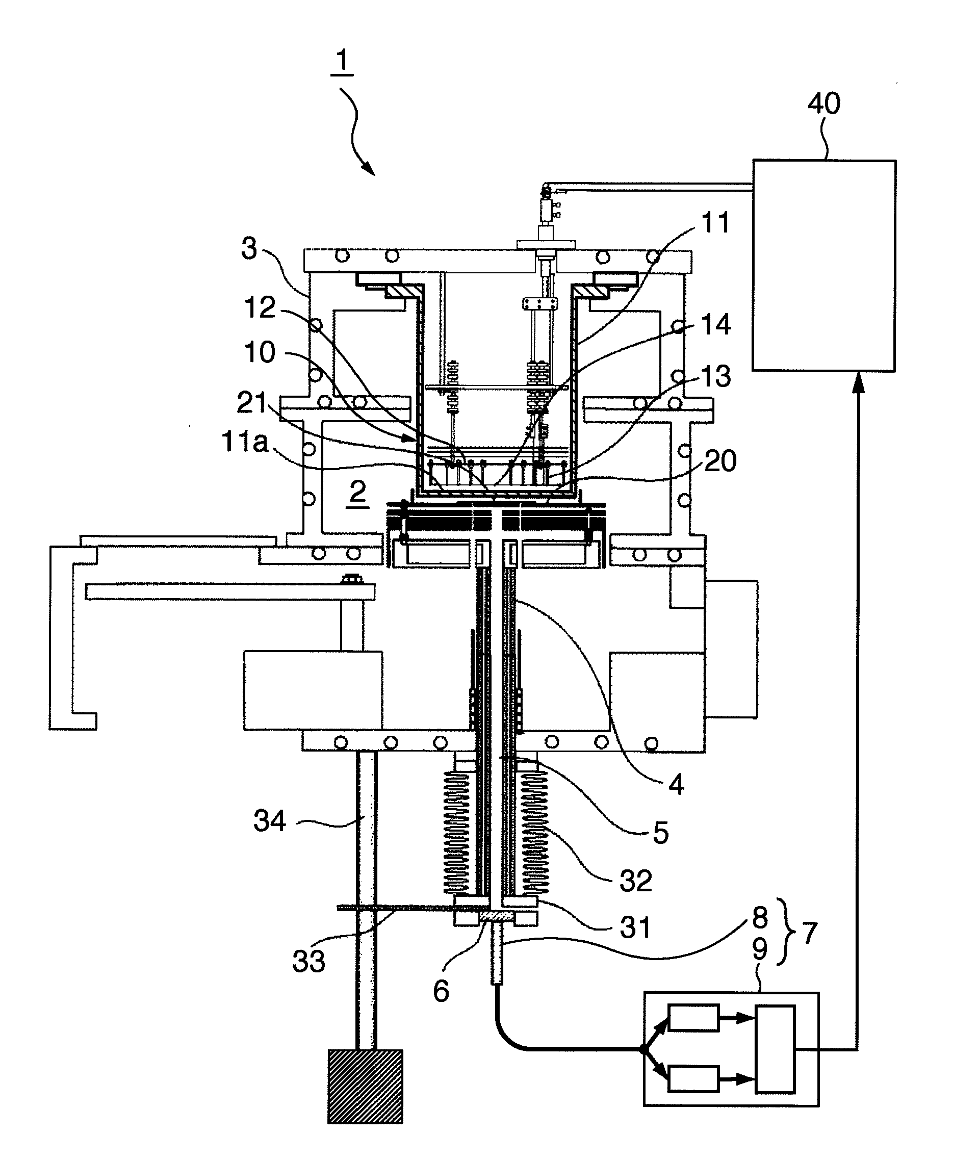 Temperature control method for heating apparatus