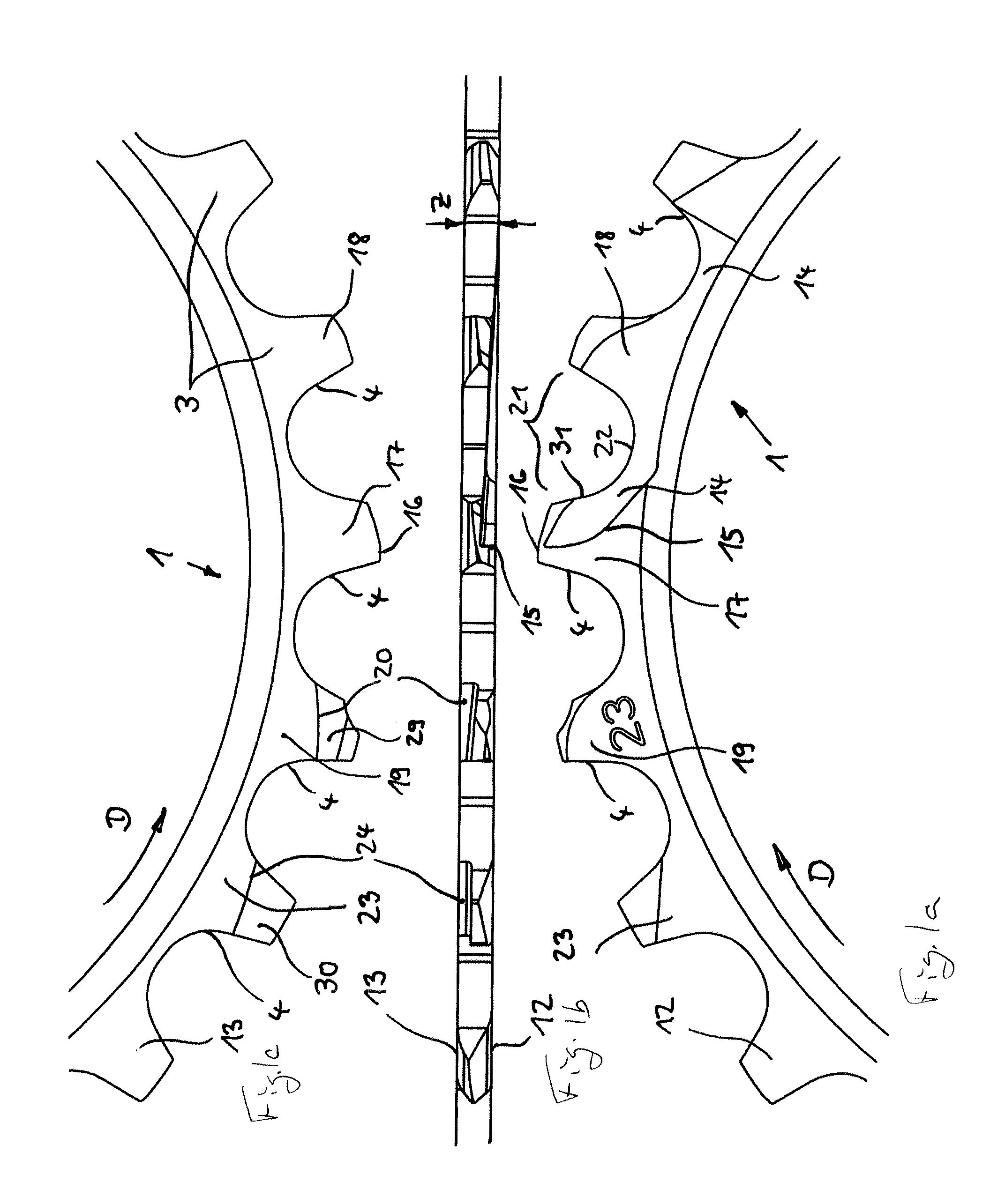 Sprocket for rear wheel of a bicycle