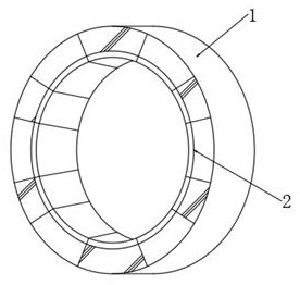 Compression hydraulic buffer structure