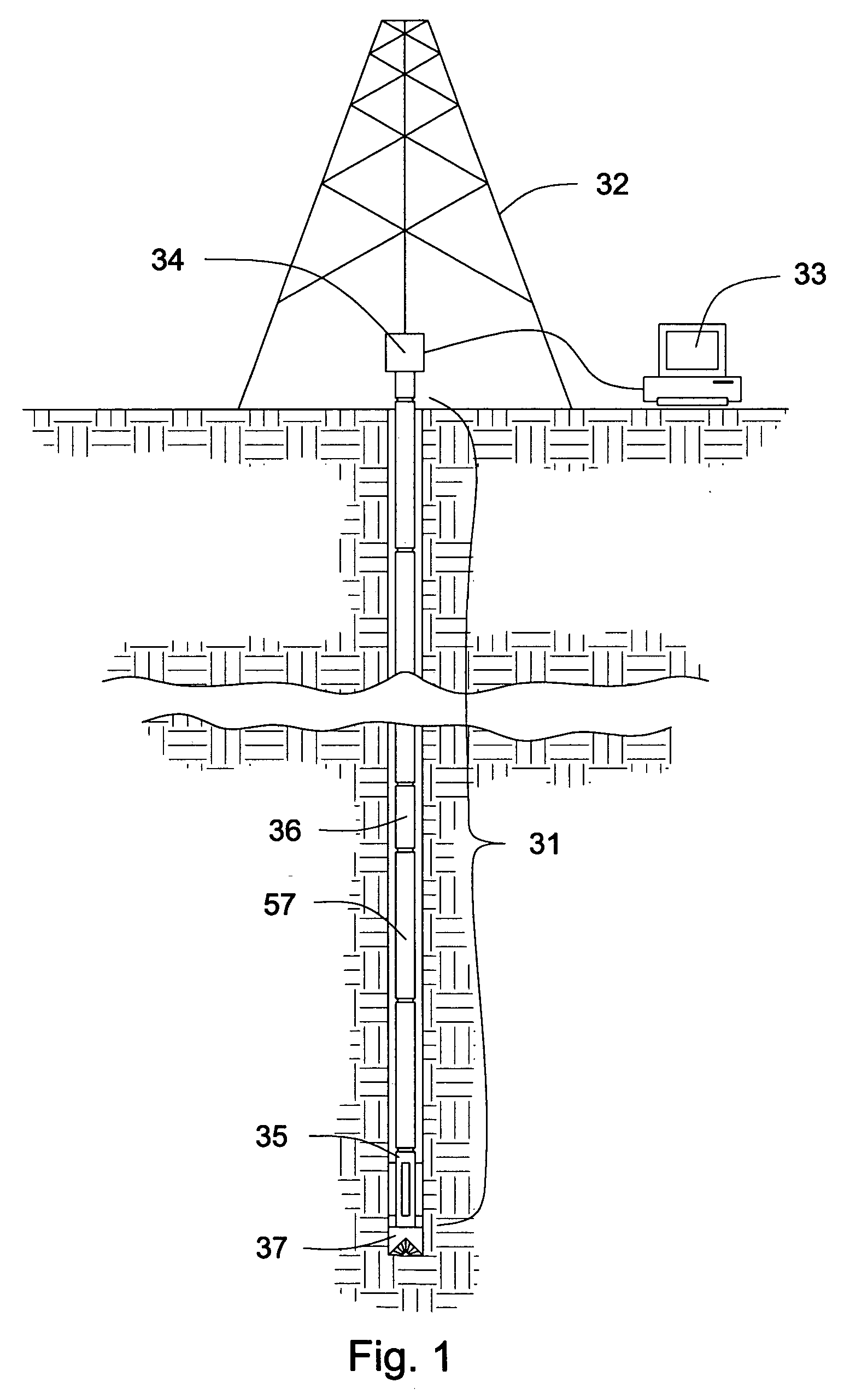 Downhole transmission system comprising a coaxial capacitor