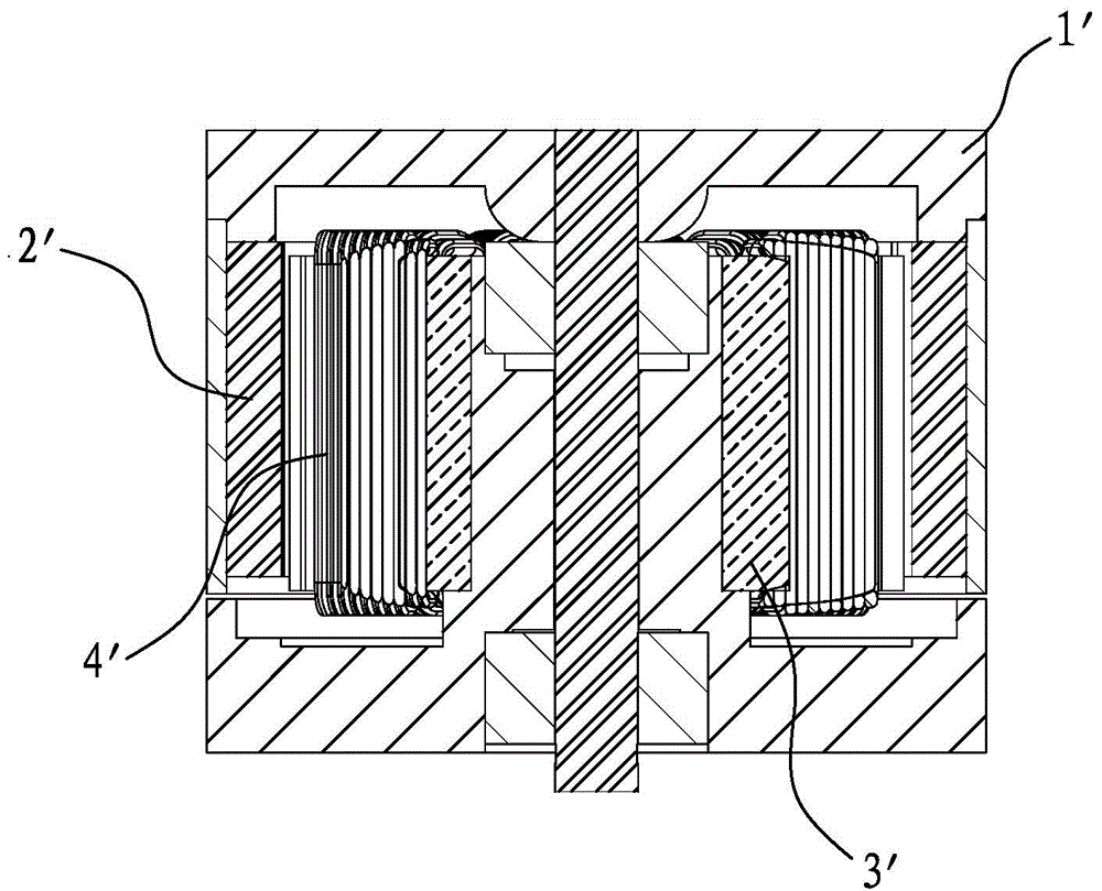 Permanent magnet motor rotor structure with high power density and motor with same