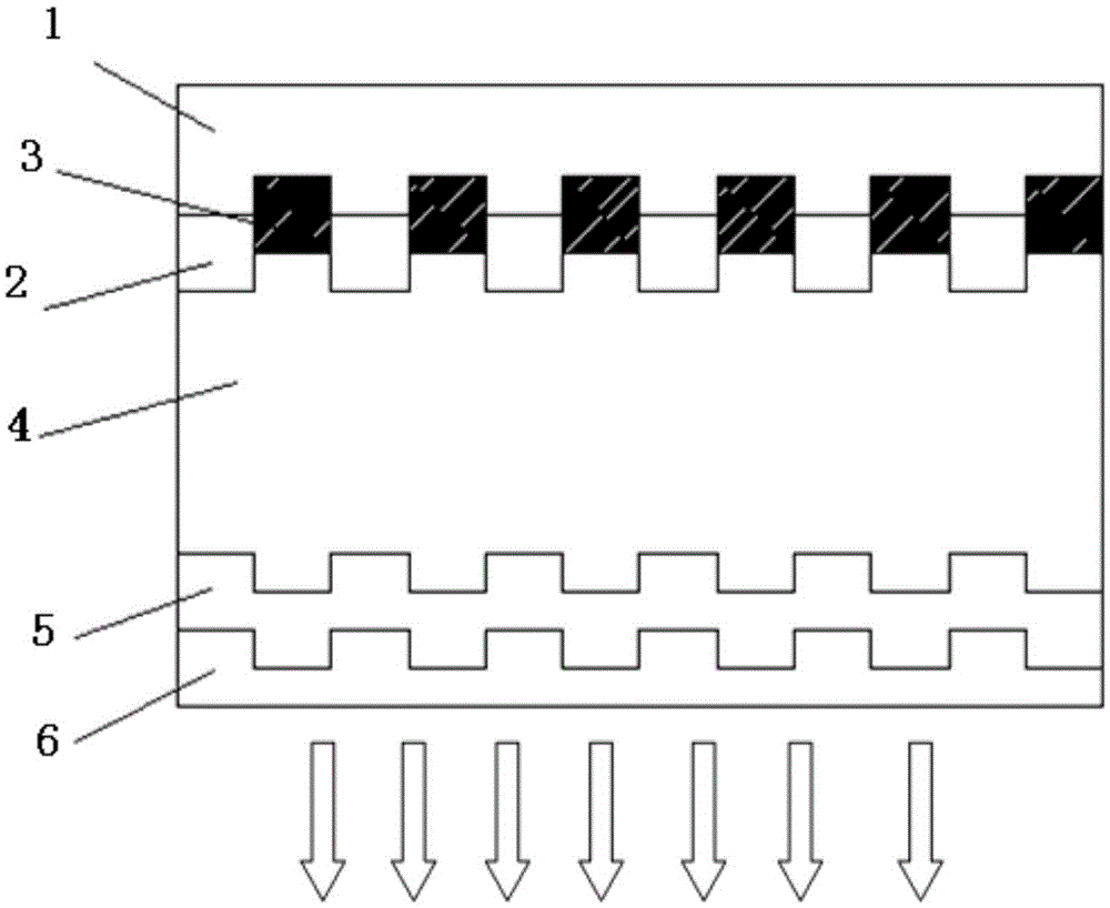 Device structure and preparation method of a flexible transparent oled