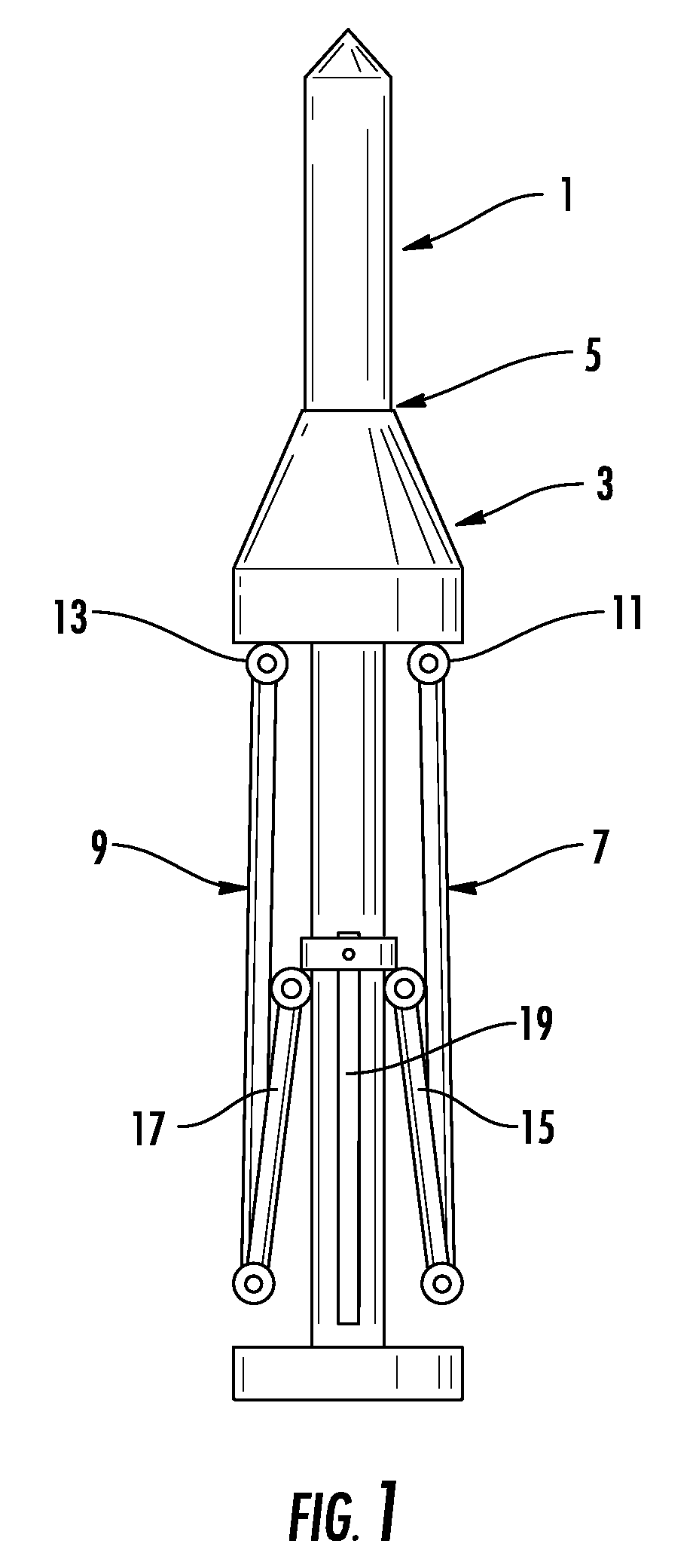 Rear deploying broadhead hunting arrow