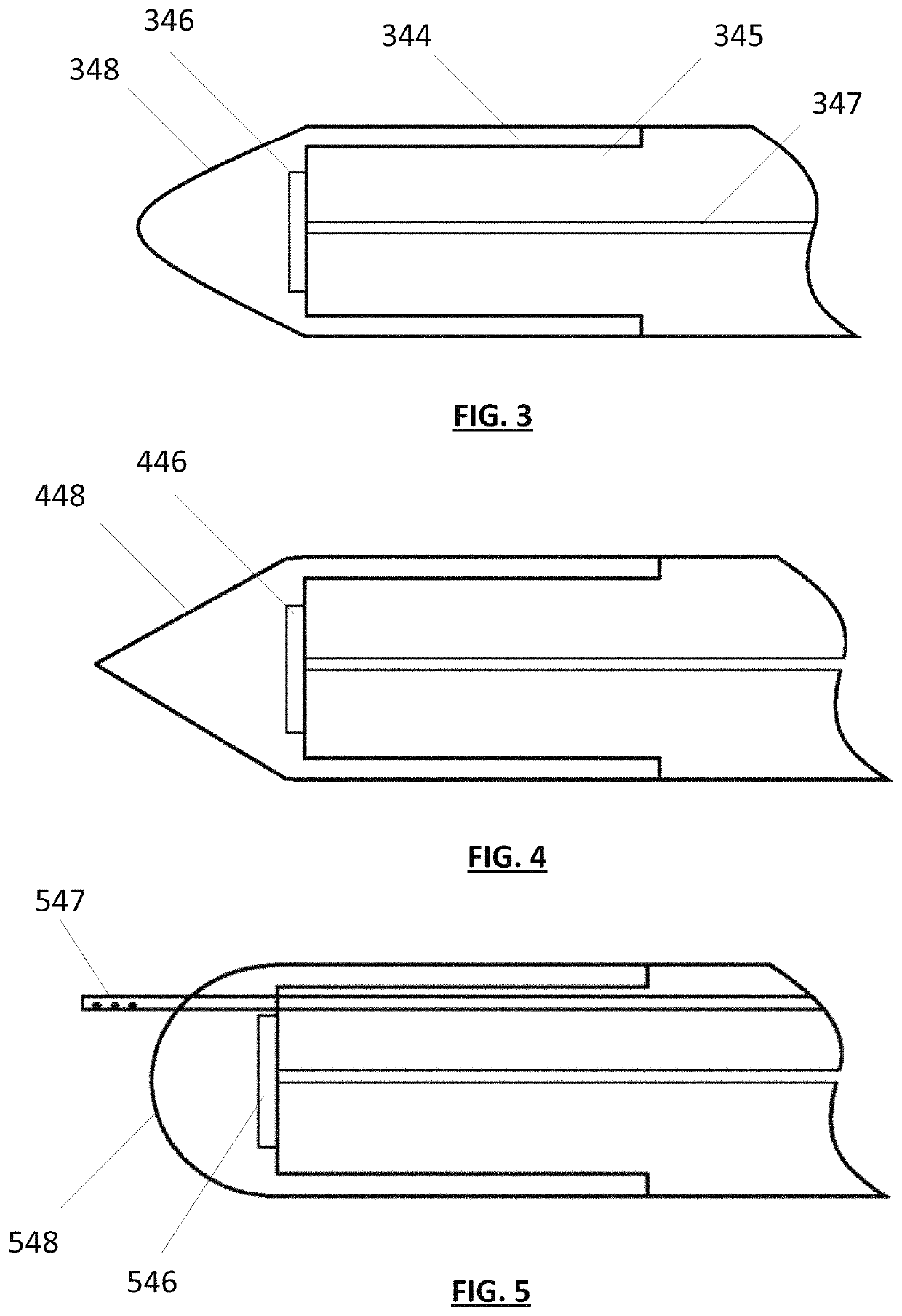 Trocars and veress-type needles with illuminated guidance and safety features