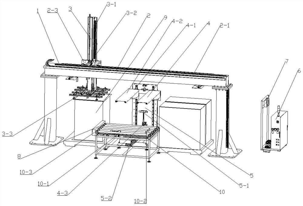 Double-station automatic plate sending machine