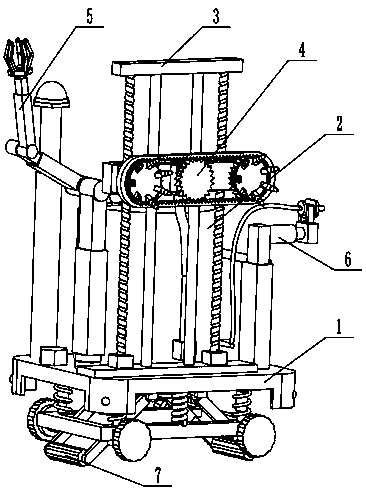 Hospital automatic disinfection device