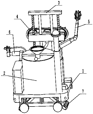 Hospital automatic disinfection device