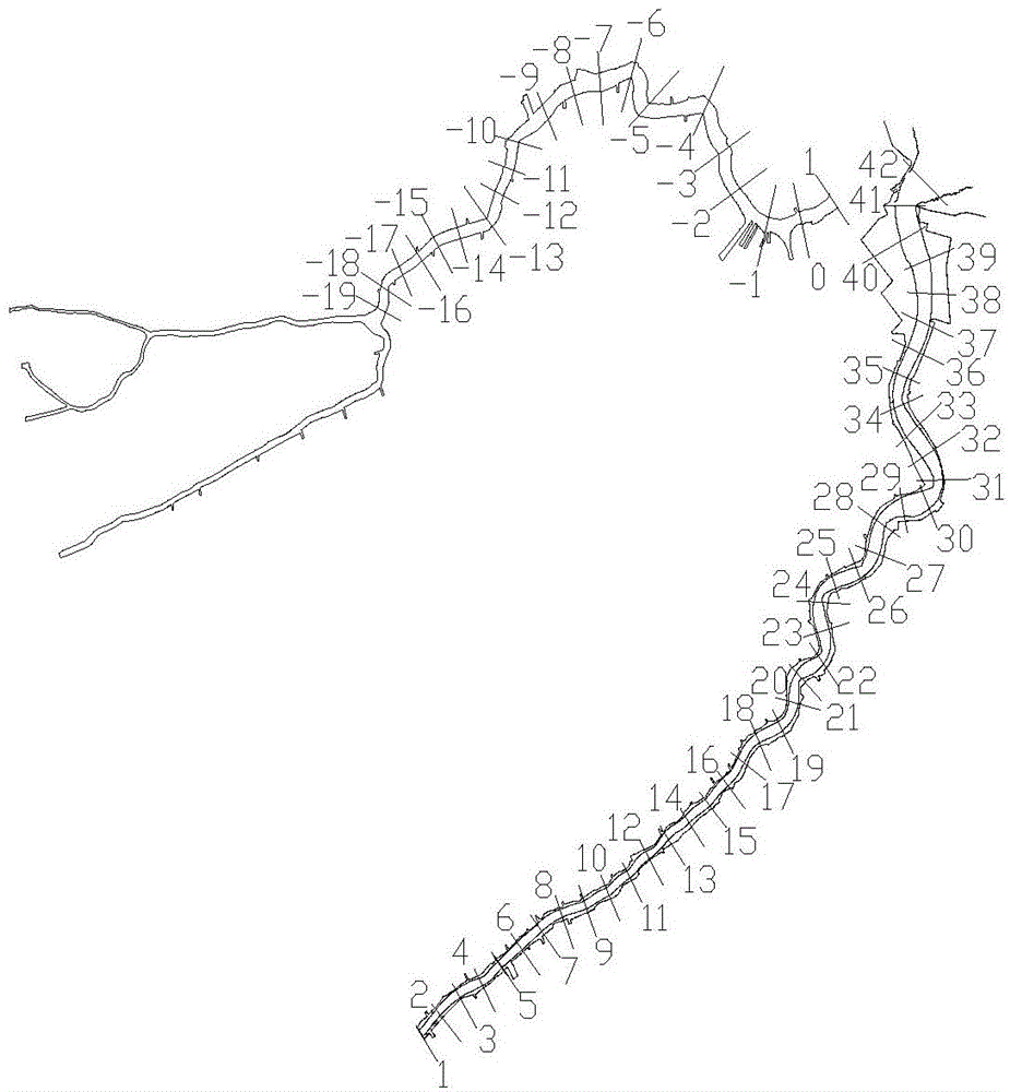 Channel improvement design method based on fluvial facies relation