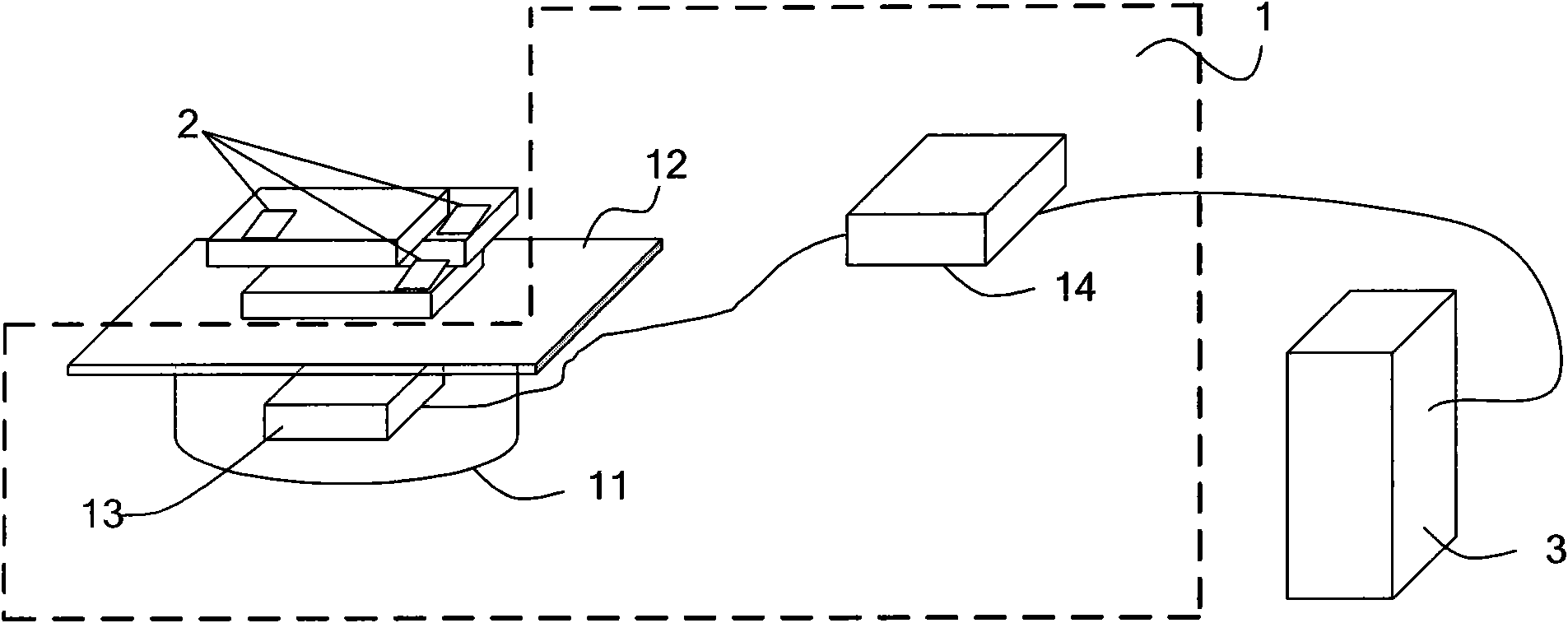 Ultrahigh frequency radio frequency identification device and system thereof