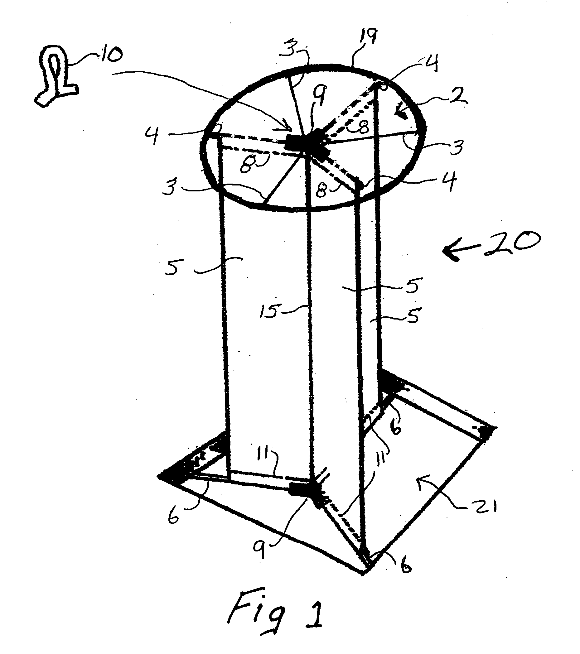 Three-sided wind scoop