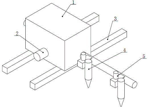 Control structure for portable numerical control (NC) flame cutting machine