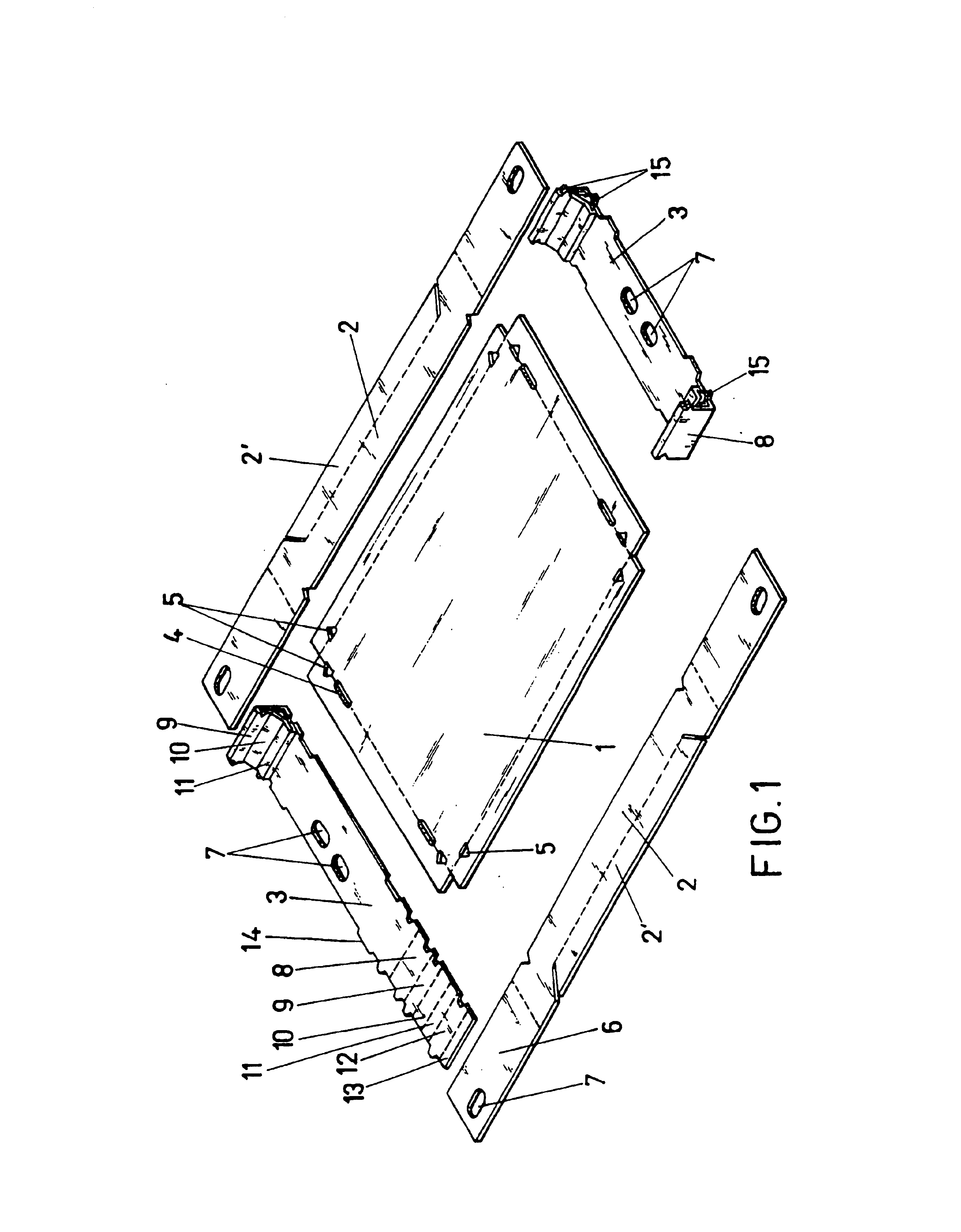 Stackable tray for transport of fruit and horticultural products