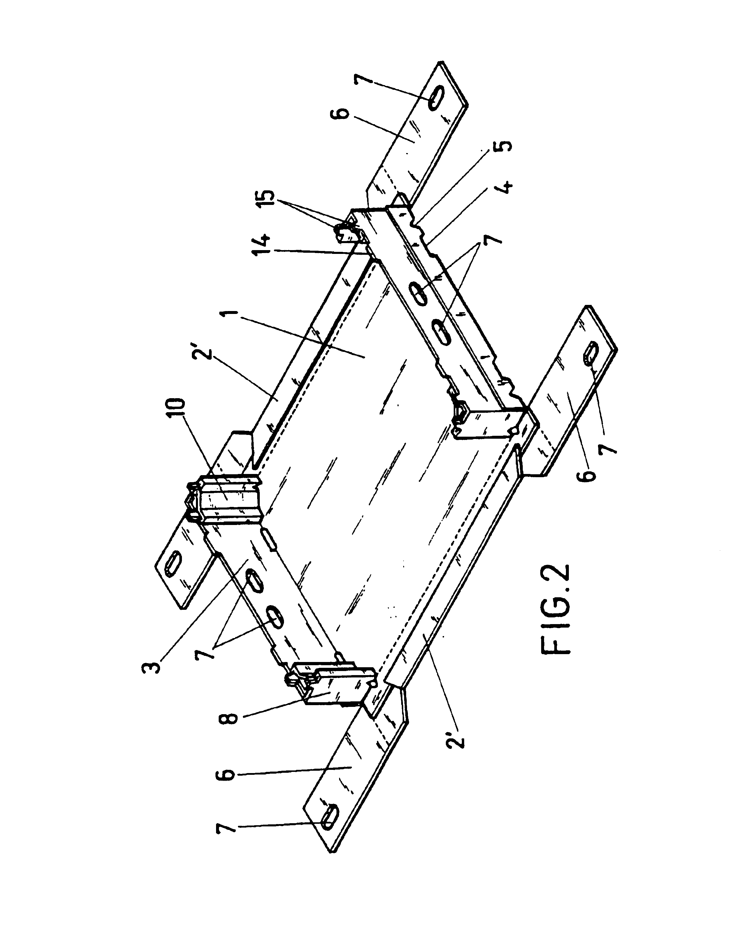 Stackable tray for transport of fruit and horticultural products