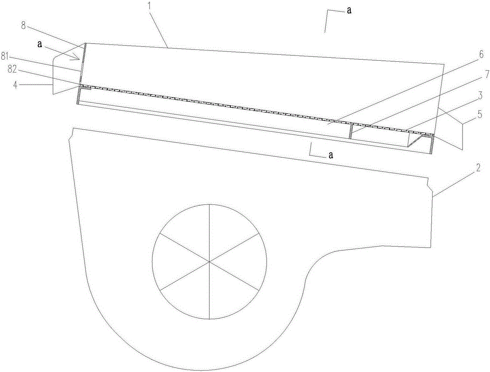 Gravity impurity removing box for grain recleaner screen