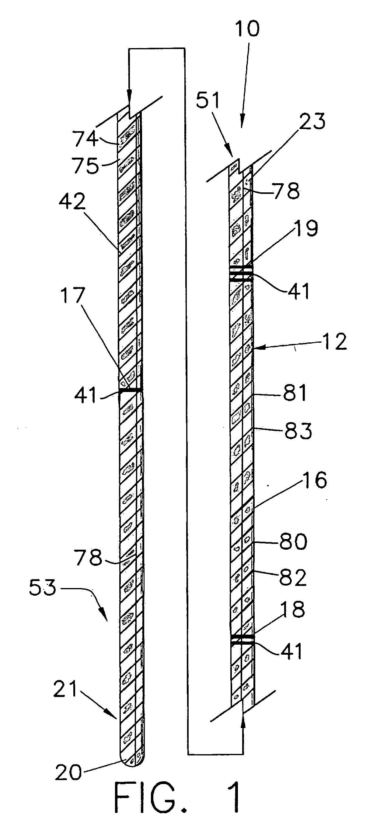 Minimally invasive medical device with helical pattern for indicating distance of movement