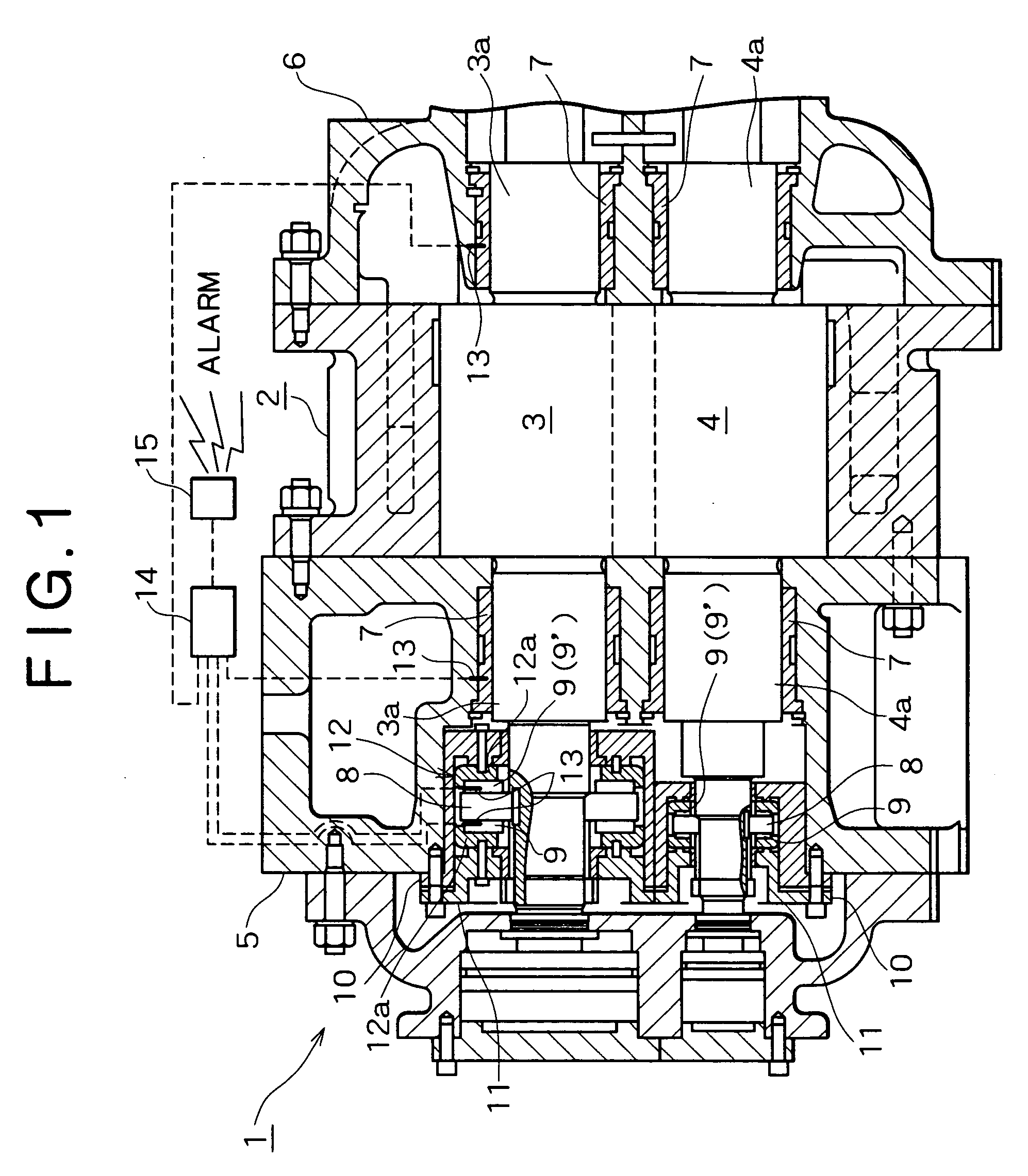 Bearing and screw compressor