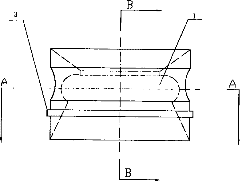 Carburetor hollow throat of dual-fuel automobile