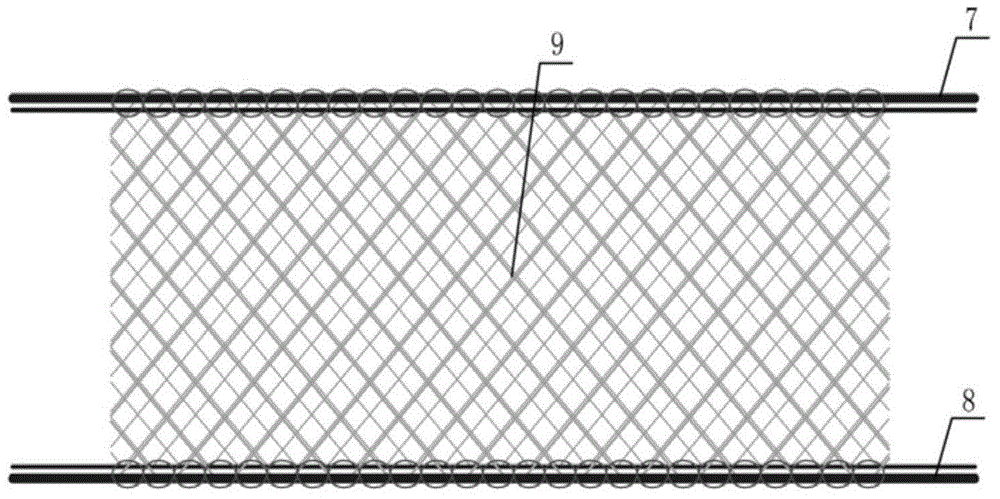 Processing method for large netting gear clothes of double-layer structure