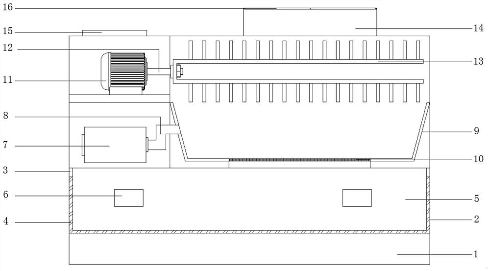 Down feather separating machine