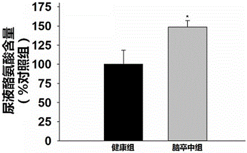 Detection method and application of biomarker for detecting cerebral apoplexy incidence risk and incidence