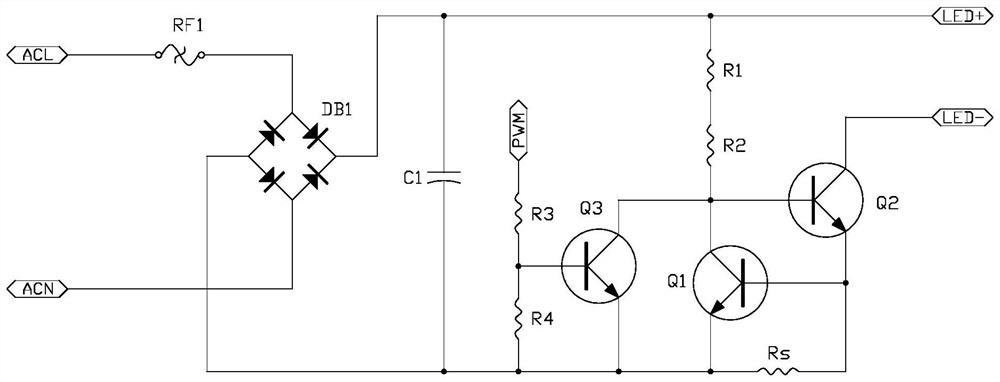 PWM dimming control type TLCC drive circuit