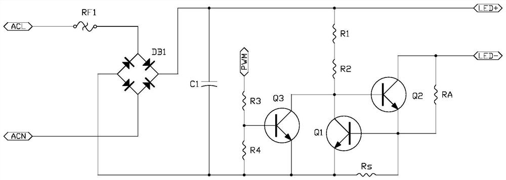 PWM dimming control type TLCC drive circuit