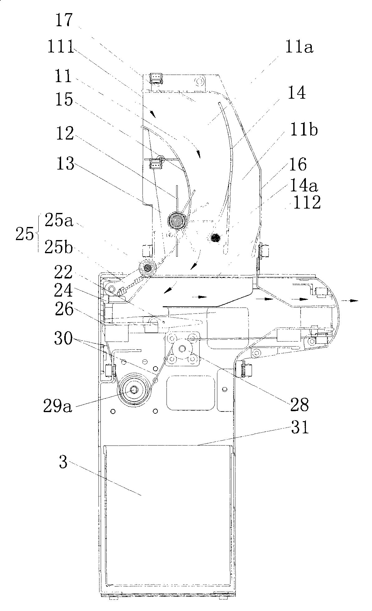 Ticket stack supply device