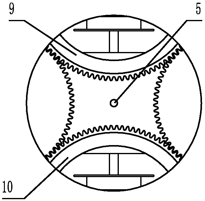 Hexagonal net automatic control efficient weaving system and use method thereof