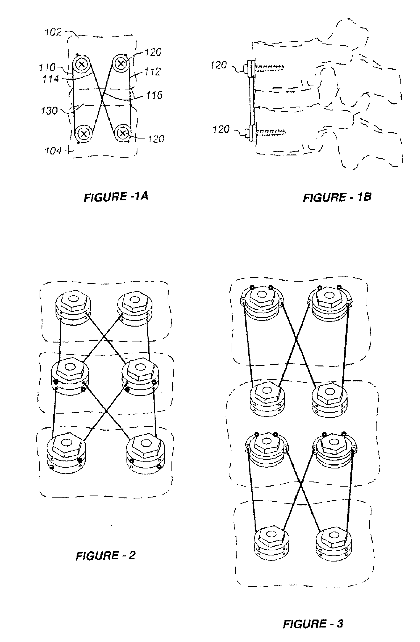 Cross-coupled vertebral stabilizers incorporating spinal motion restriction