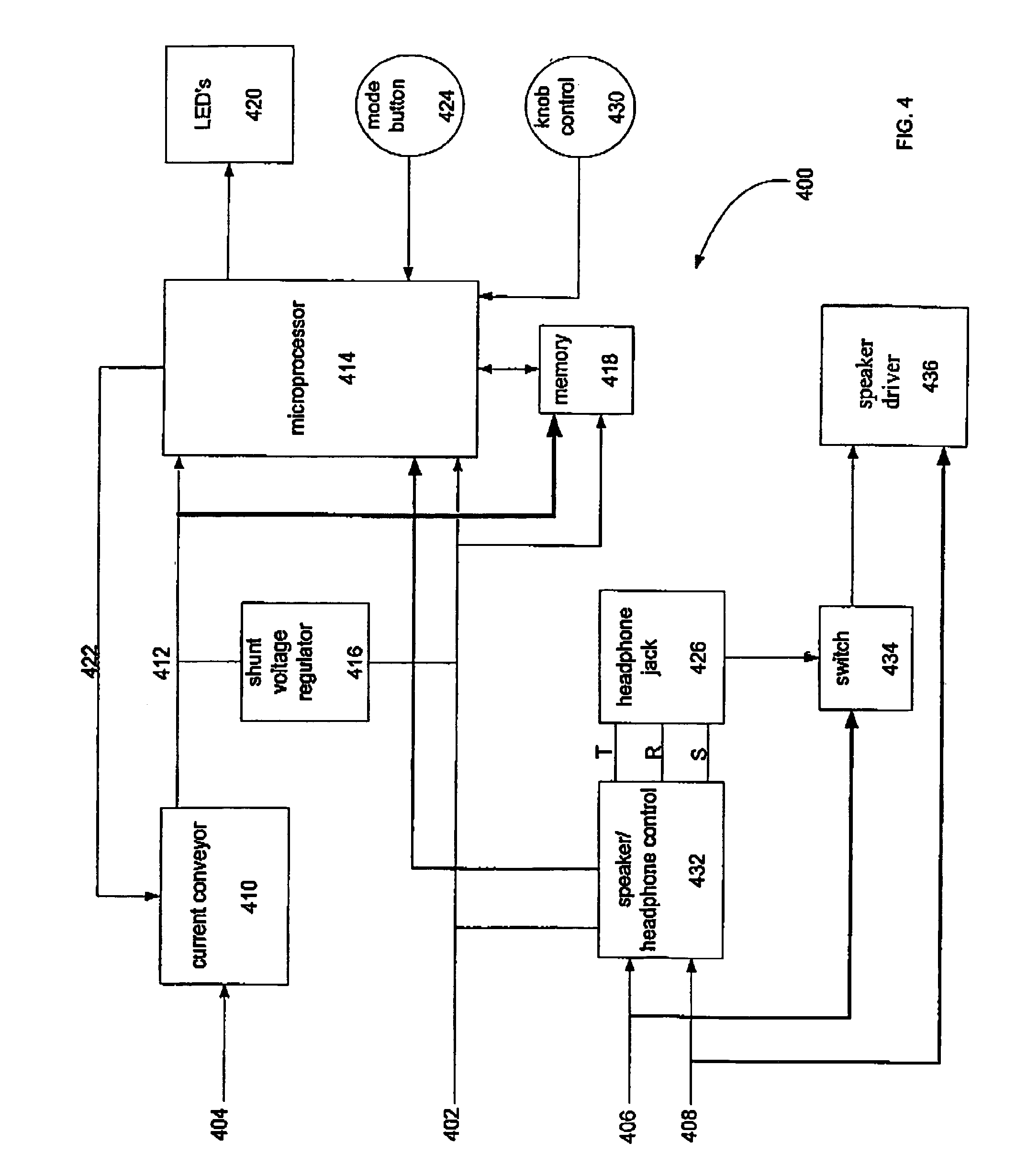 Audio system for minimizing the chance that high power audio signals may be directed to a headphone jack