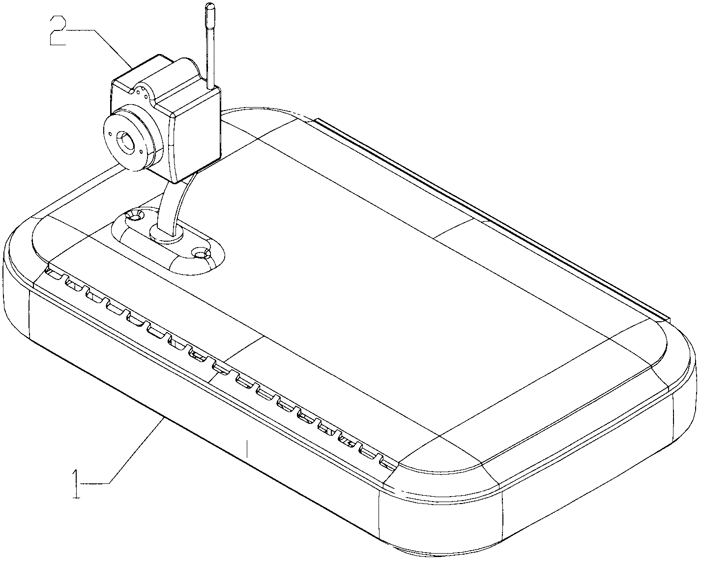 Router with infrared detection equipment