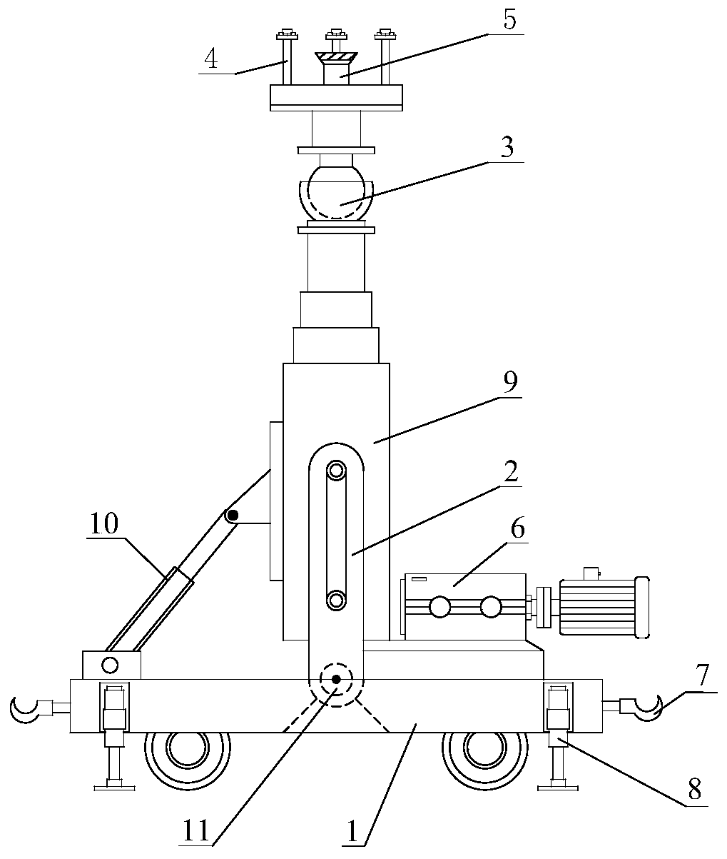 Cutting and supporting dual-purpose mechanical device and method for treating tunnel surrounding rock