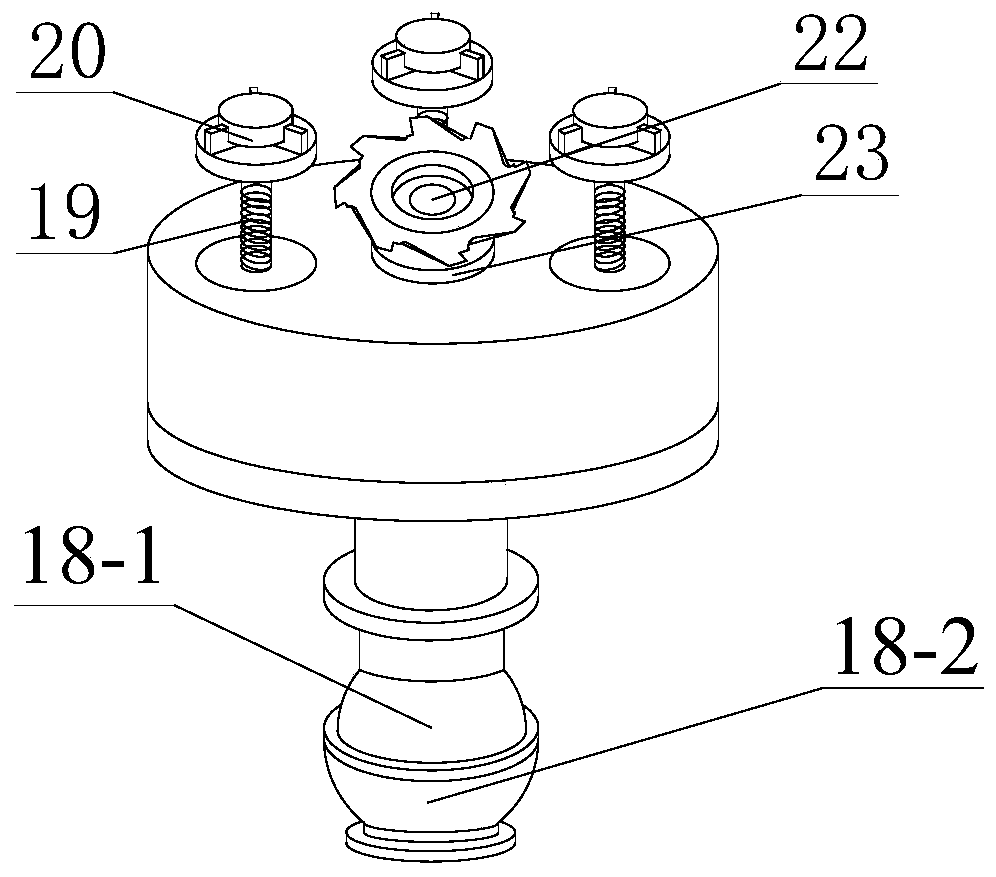 Cutting and supporting dual-purpose mechanical device and method for treating tunnel surrounding rock