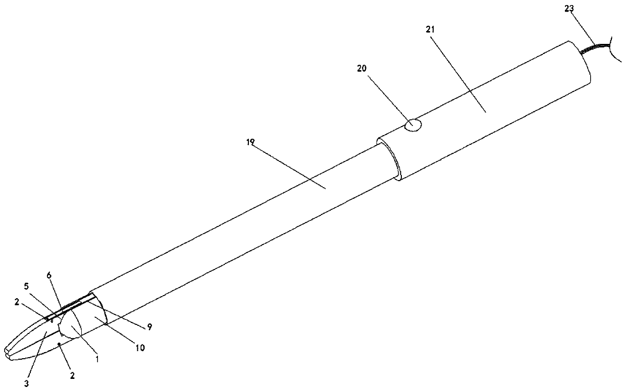 Iliac vein side wall forceps for urology anorectal surgical department