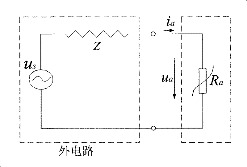 Secondary arc analogue simulation apparatus and method for transmission line