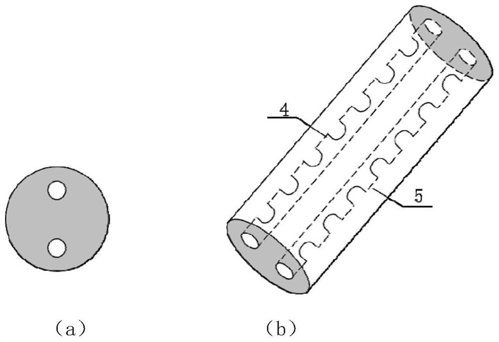 Seawater salinity and temperature detection device based on double-bend long-period fiber bragg grating and use method