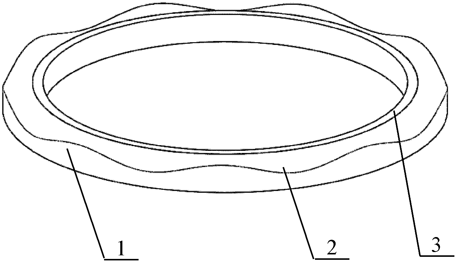 Machining method for complex surfaces of liquid hybrid type mechanical seal rings