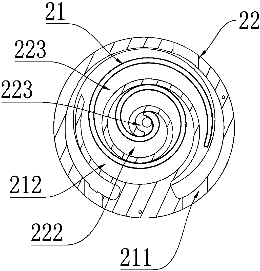 Enthalpy increasing structure of compressor and scroll compressor