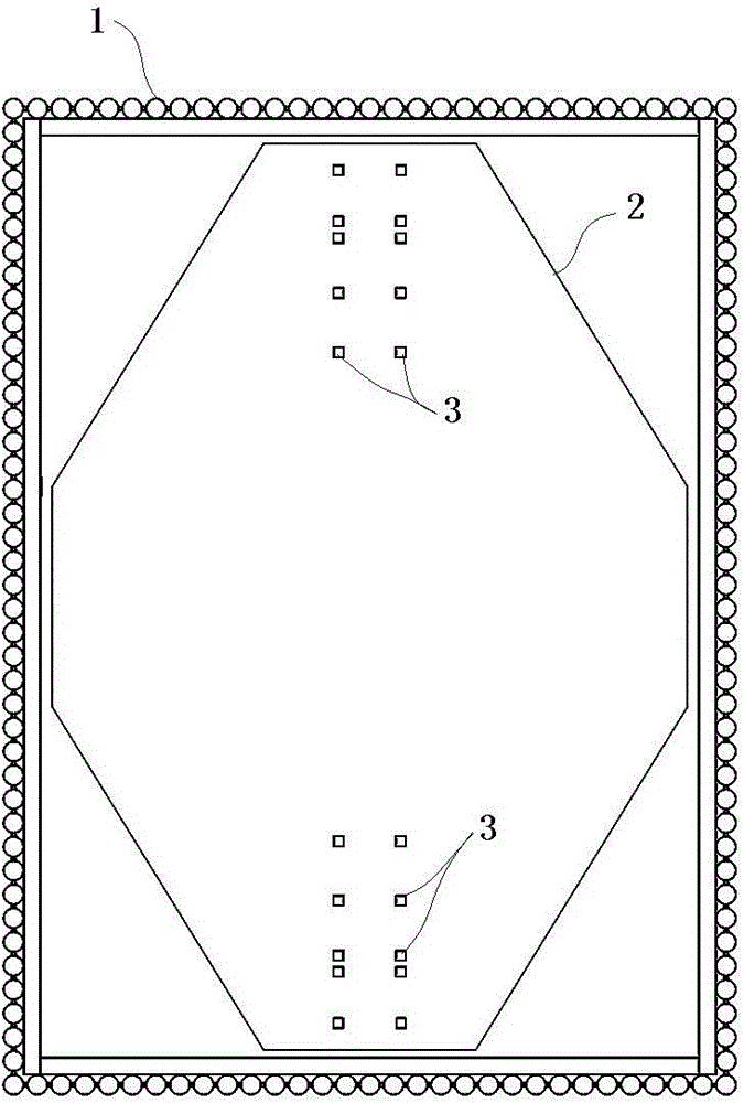 Large-angle inclined leg pier pouring construction method